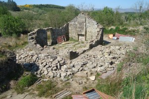 west gable and south wall tossed in May