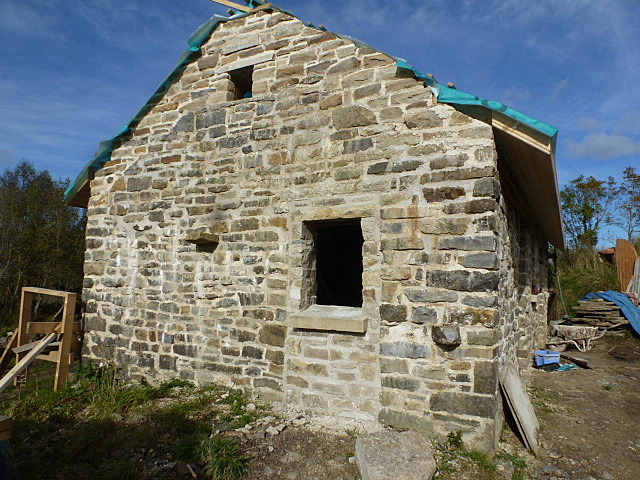 west gable