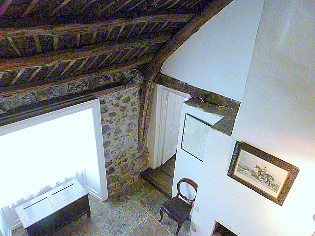 cruck frame from above