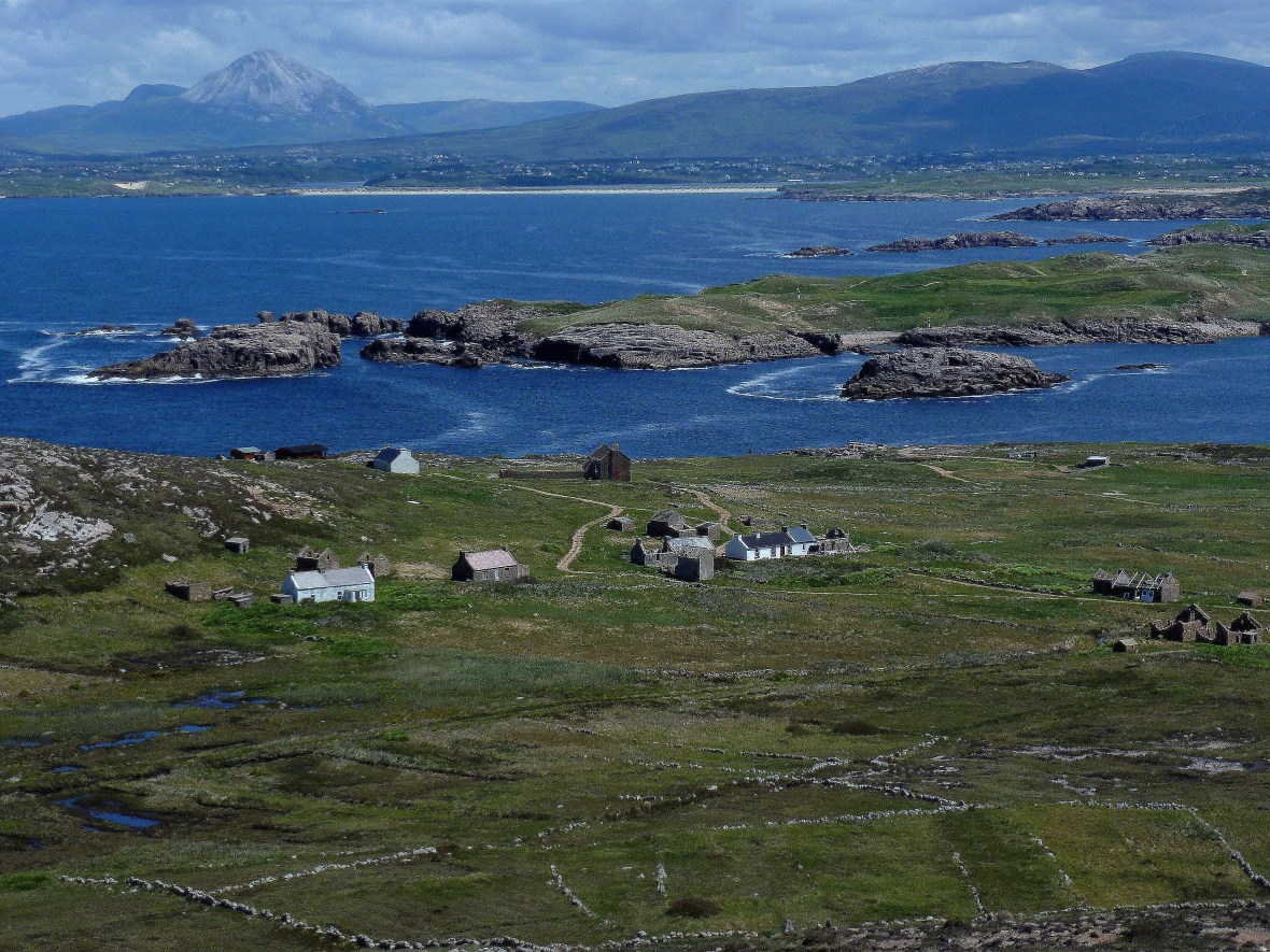 Owey Island - with Errigal mountain beyond