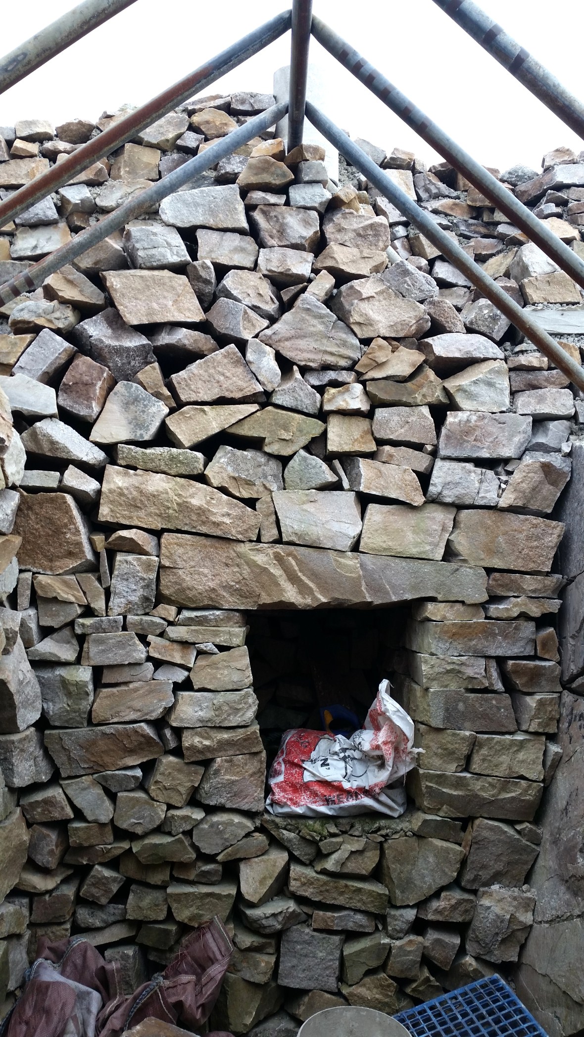 inside Donnelly's hut